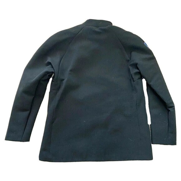 Retro Vintage Womens Black Ski Jacket & Stirrup Pants Sz 10 70s 80s Y2K Snowsuit - Picture 4 of 9